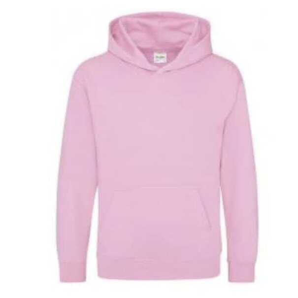 Just Hoods | Kids AWDis Hoodie - Baby Pink