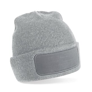 Beechfield | Original Patch Beanie - Heather Grey