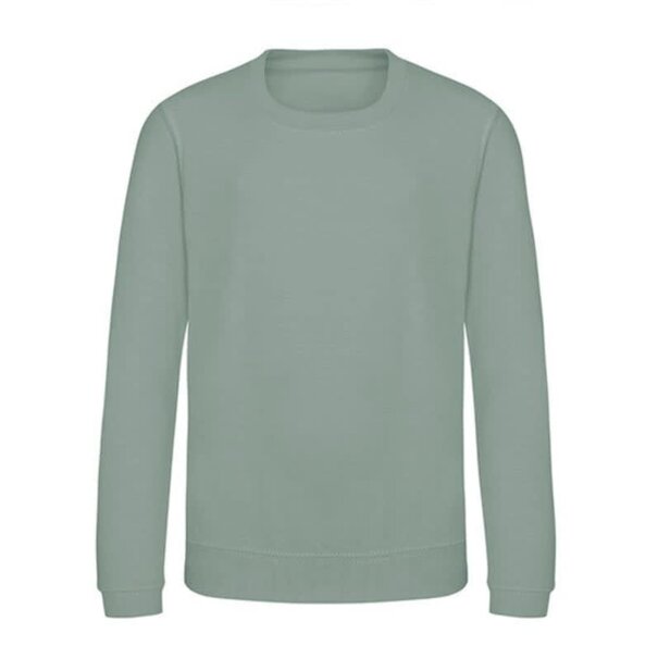 Just Hoods | Kids AWDis Sweater - Dusty Green