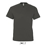 Men T-shirt V-hals - Dark Grey (solid)