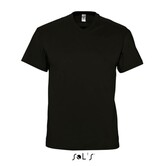 Men T-shirt V-hals - Deep Black