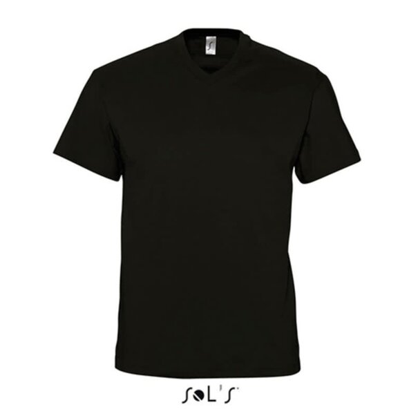 SOL | Men T-shirt V-hals - Deep Black