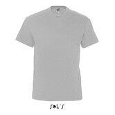 Men T-shirt V-hals - Grey Melange