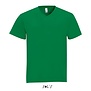 Men T-shirt V-hals - Kelly Green