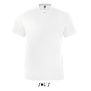 Men T-shirt V-hals - White