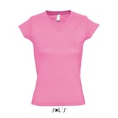 Women T-shirt V-hals - Orchid Pink