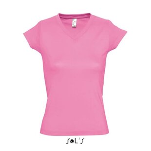 Women T-shirt V-hals - Orchid Pink