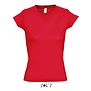 Women T-shirt V-hals - Red