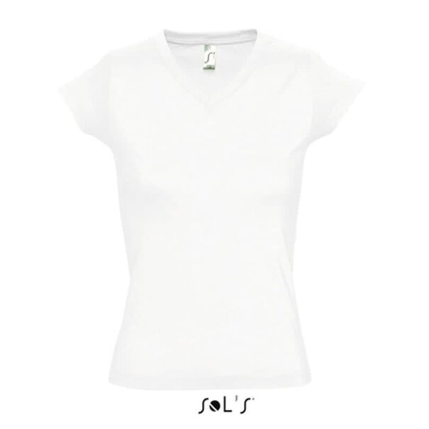 SOL | Women T-shirt V-hals - White