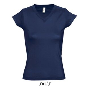 Women T-shirt V-hals - French Navy