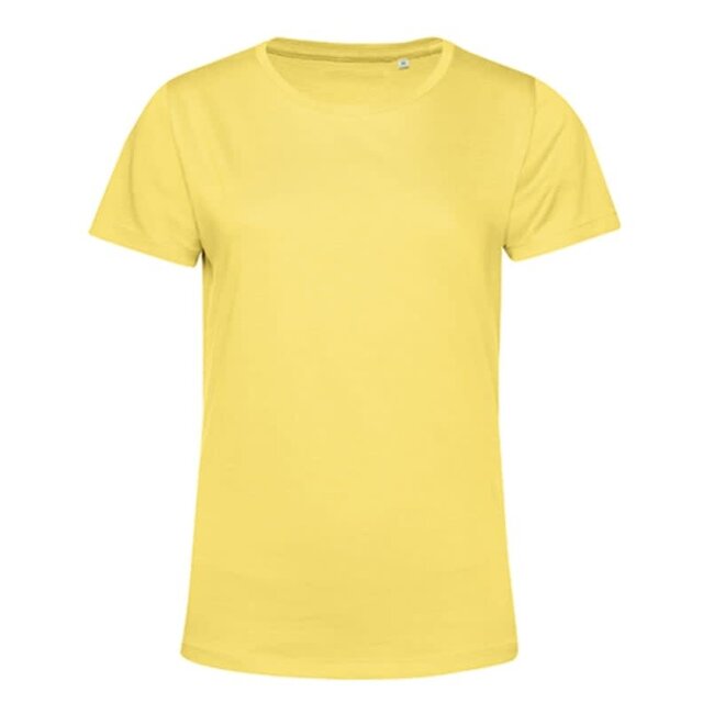 Woman's #Organic T-shirt - Yellow Fizz