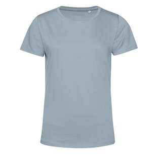 Woman's #Organic T-shirt - Blue Fog