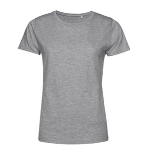 Woman's #Organic T-shirt - Heather Grey