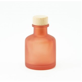 Geurflesje Frosted Terracotta - Houten Dop 50ml