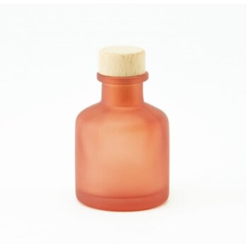 Geurflesje Frosted Terracotta - Houten Dop 50ml