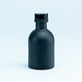Luxe fles Zwart - Zwarte Dop / 250ml LARGE