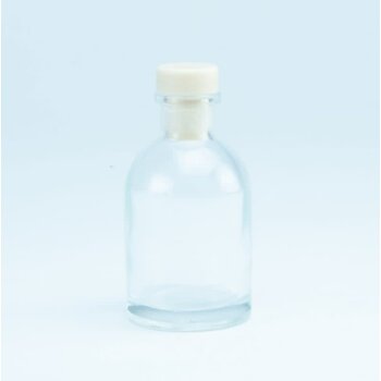 Luxe flesje Transparant - Naturel Dop 50ml