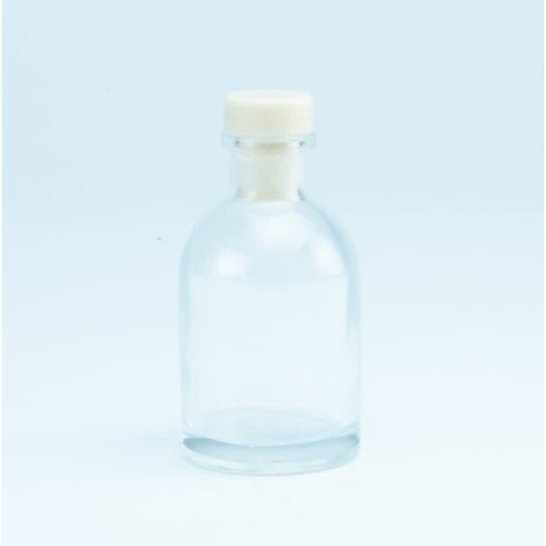 Luxe flesje Transparant - Naturel Dop 50ml