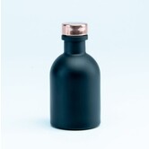 Luxe flesje Zwart - Rosé Dop 50ml