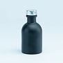 Luxe flesje Zwart - Zilveren Dop 50ml