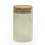Glazen COTTON mini potje met deksel kurk