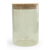 Bokaal COTTON 700ml met deksel kurk