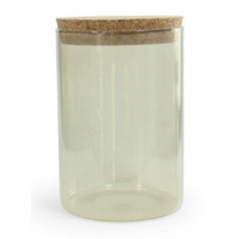 Bokaal COTTON 700ml met deksel kurk