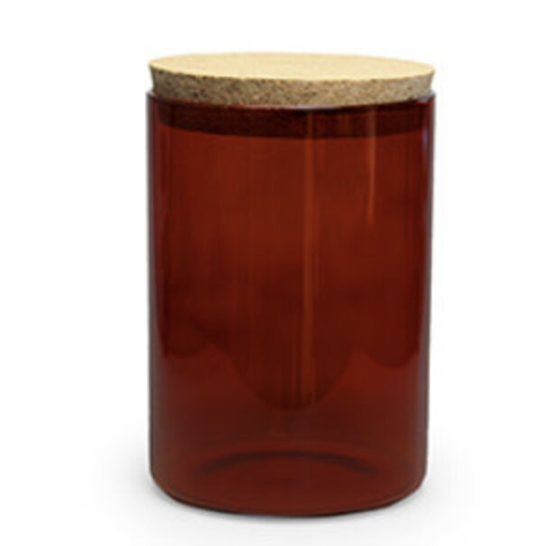 Bokaal TERRA 700ml met deksel kurk