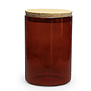 Bokaal TERRA 700ml met deksel kurk
