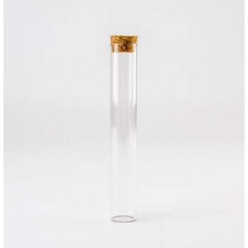 Proefbuisje met kurk - 15cm (per 12st)