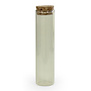 Glazen COTTON tube met deksel kurk