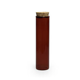 Glazen TERRA tube met deksel kurk