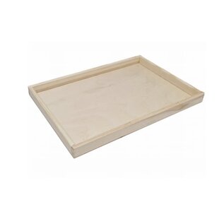 Dienblad - Plateau rechthoek GRENEN / GROOT