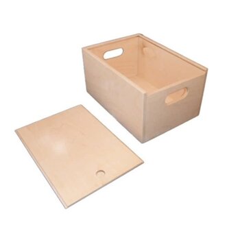 Opbergkist met schuifdeksel (groot/35cm)