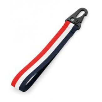 Bagbase | Key Clip - red/white/navy