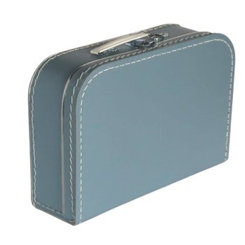 Grijsblauw koffertje (30cm)