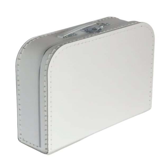 Wit koffertje (30cm)