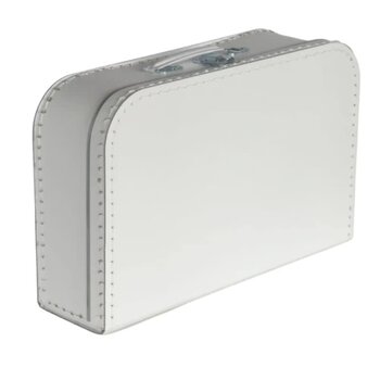 Wit koffertje (35cm)