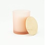 Geurkaars LARGE met houten deksel - Frosted BLUSH