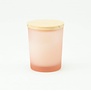 Geurkaarsje met houten deksel - Frosted BLUSH