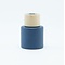  Parfumflesje Cylinder Marineblauw met houten  schroefdop - 50ml