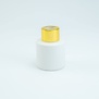 Parfumflesje Cylinder White met gouden schroefdop - 50ml