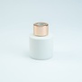 Parfumflesje Cylinder White met rosegold schroefdop - 50ml