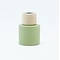  Parfumflesje Cylinder Zijdegroen met houten schroefdop - 50ml