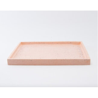 Terrazzo Dienblad Rechthoek - Blush