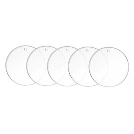 Plexiglas sleutelhanger ROND - Groot