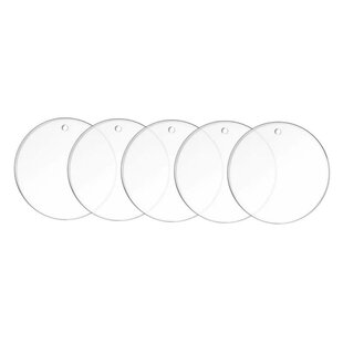Plexiglas sleutelhanger ROND - Groot