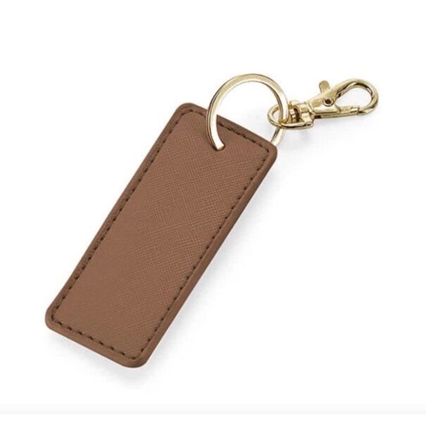 Bagbase | Boutique Rectangle Key Clip - Tan