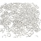  Jump rings, silver-plated (400st)