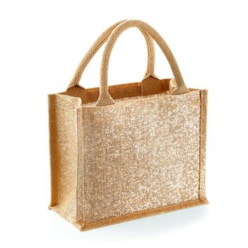 Westford Mill | Shimmer Jute Mini Gift Bag Gold